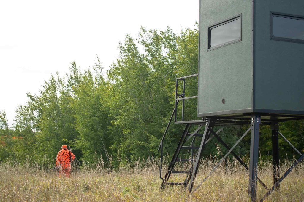 Ambush Phantom Hunting Blind exterior, now available factory Direct